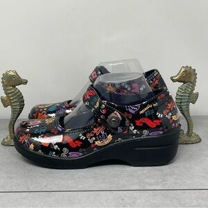 Easy Works By Easy Street Slip Resistant Leeza Mary Jane Clogs Shoes Woman’s 9